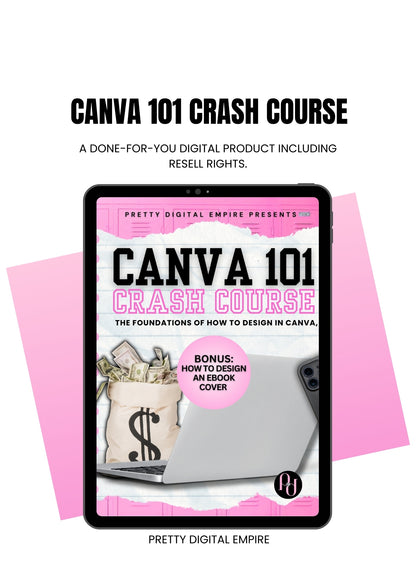 Canva 101 Crash Course Ebook