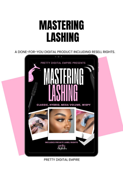 Mastering Lashing Ebook