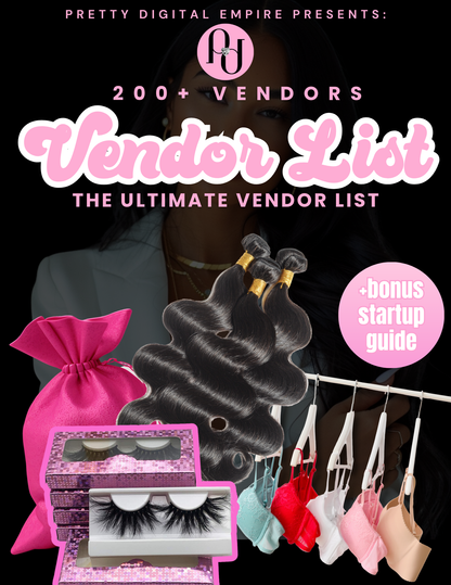 Ultimate Vendor's List